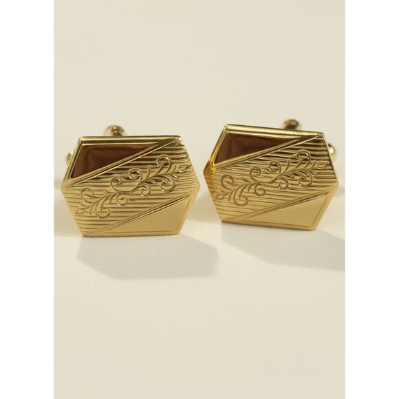 Vintage Men’s Cufflink Lot – Set of 5 Pairs (Gold & Silver Tone) - Picture 4 of 6